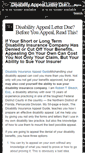 Mobile Screenshot of disabilityappealletter.com