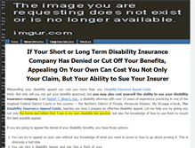 Tablet Screenshot of disabilityappealletter.com